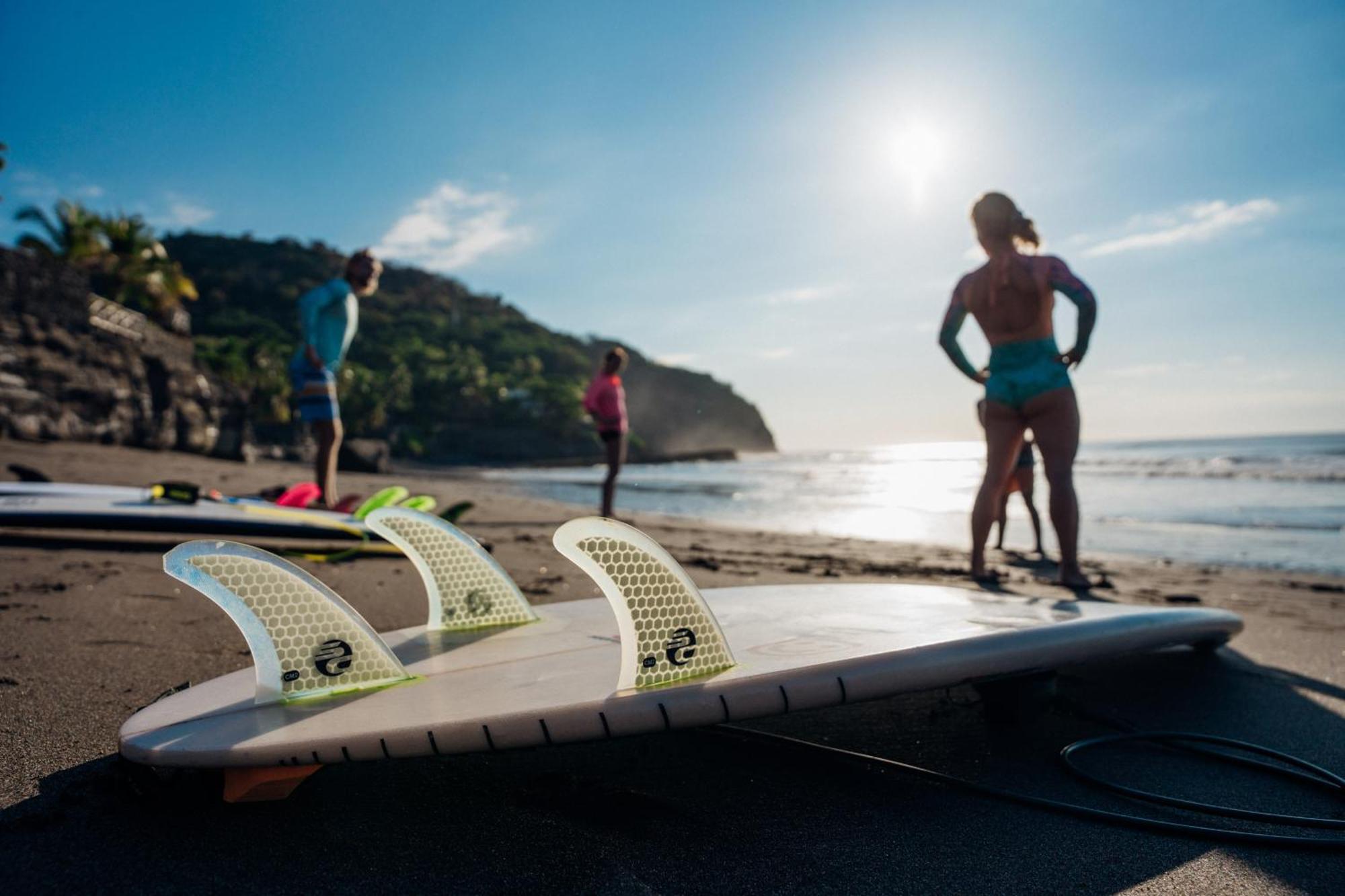 Puro Surf Hotel El Zonte Luaran gambar